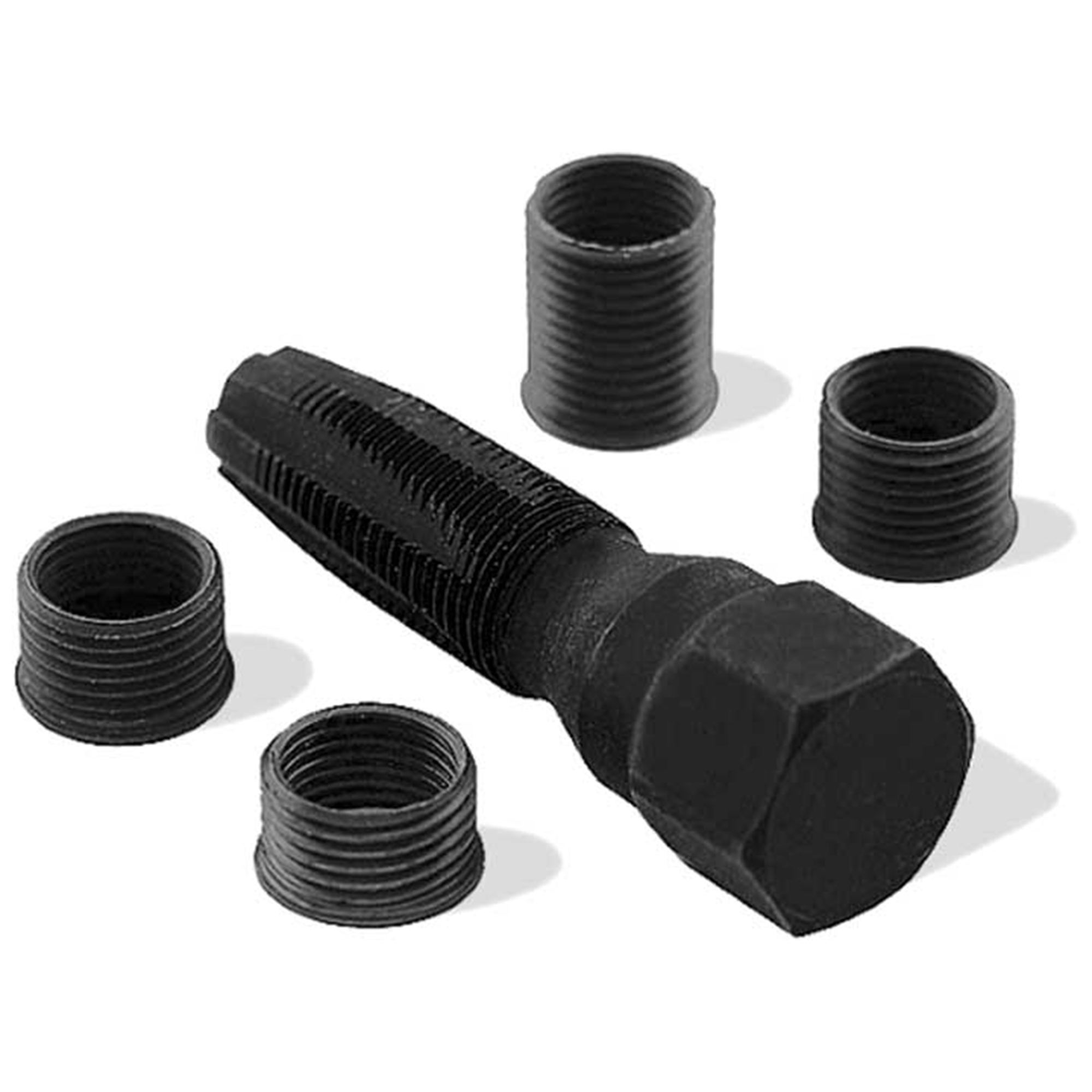 Performance Tool Spark Plug Rethread Kit — 14mm, Aluminum Head Repair, Multiple Inserts, Model# PRTW83164